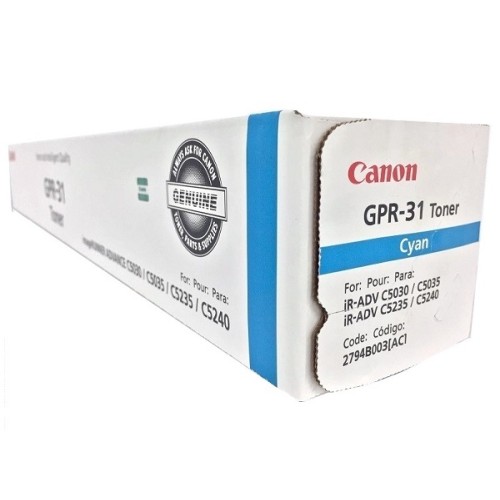 Toner Canon GPR-31C Cyan (2794B003AA)